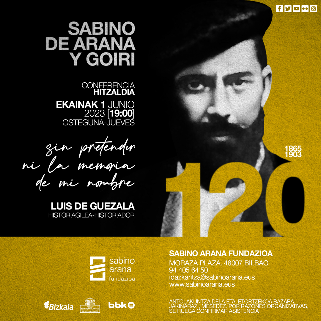 Sabino Arana Fundazioa conmemora el 120 aniversario del fallecimiento ...