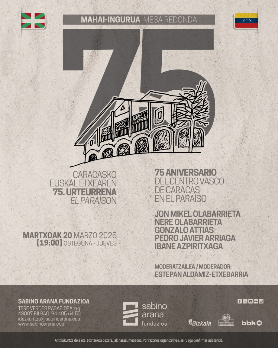 75 aniversario del Centro Vasco de Caracas en el Paraiso