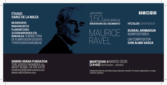 Maurice Ravel, un compositor con alma vasca