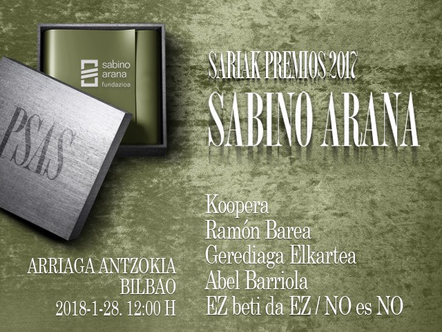 El lehendakari Iñigo Urkullu presidirá  la gala de los Premios Sabino Arana 2017