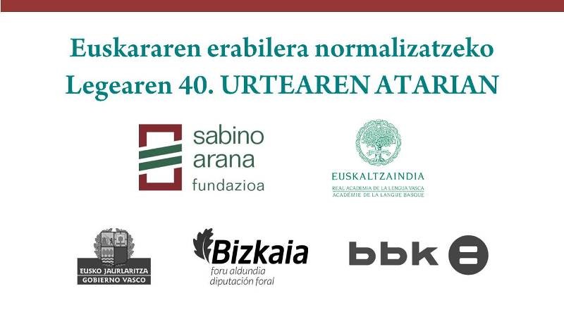 Euskaltzaindia y Sabino Arana Fundazioa organizan un seminario  para continuar reflexionando sobre las nuevas vías  de revitalización del euskera