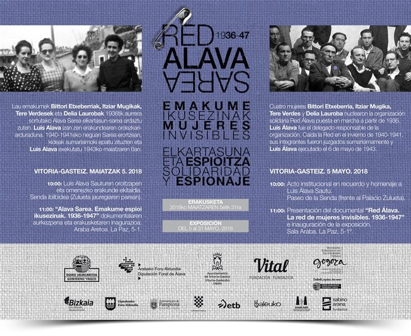 Homenaje a Luis Álava Sautu, delegado de la Red Álava de resistencia antifranquista, en el 75 aniversario de su fusilamiento