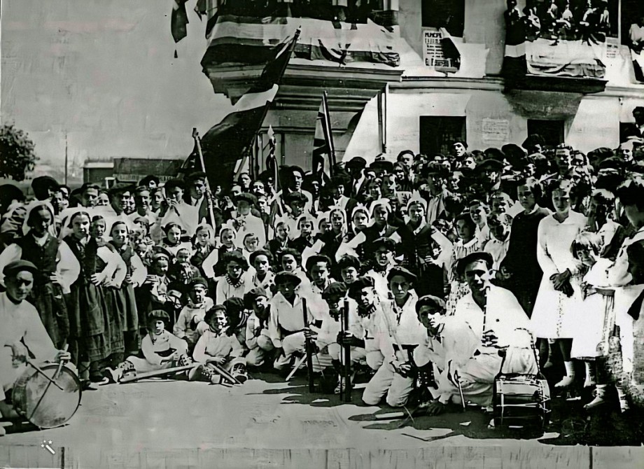 Inauguración del primer Batzoki de Santurtzi el 16 de agosto de 1931